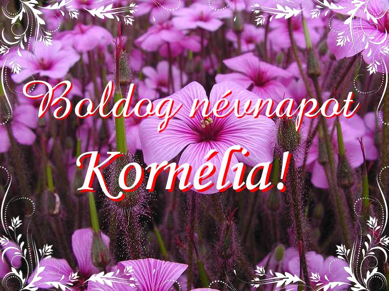 Kornélia névnapi köszöntő